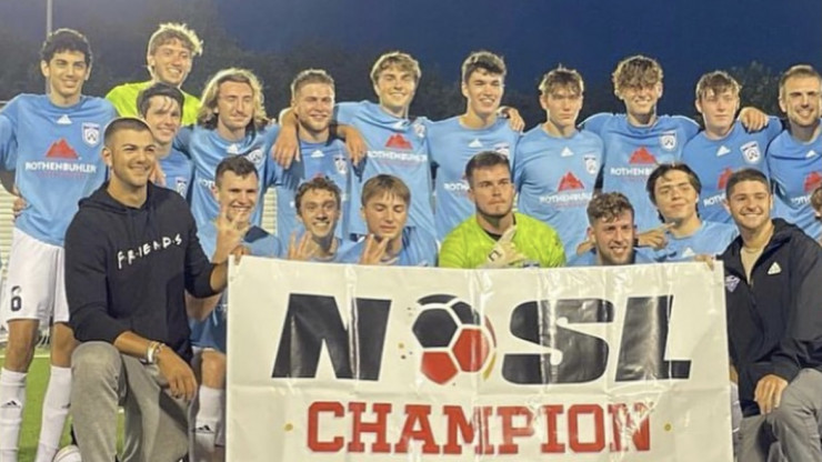 Malone Soccer players win the Northern Ohio Soccer League Championship | Malone University